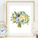 Floral Printable, Floral Wall Art, 8x10, Nature Art Print, Watercolor ...