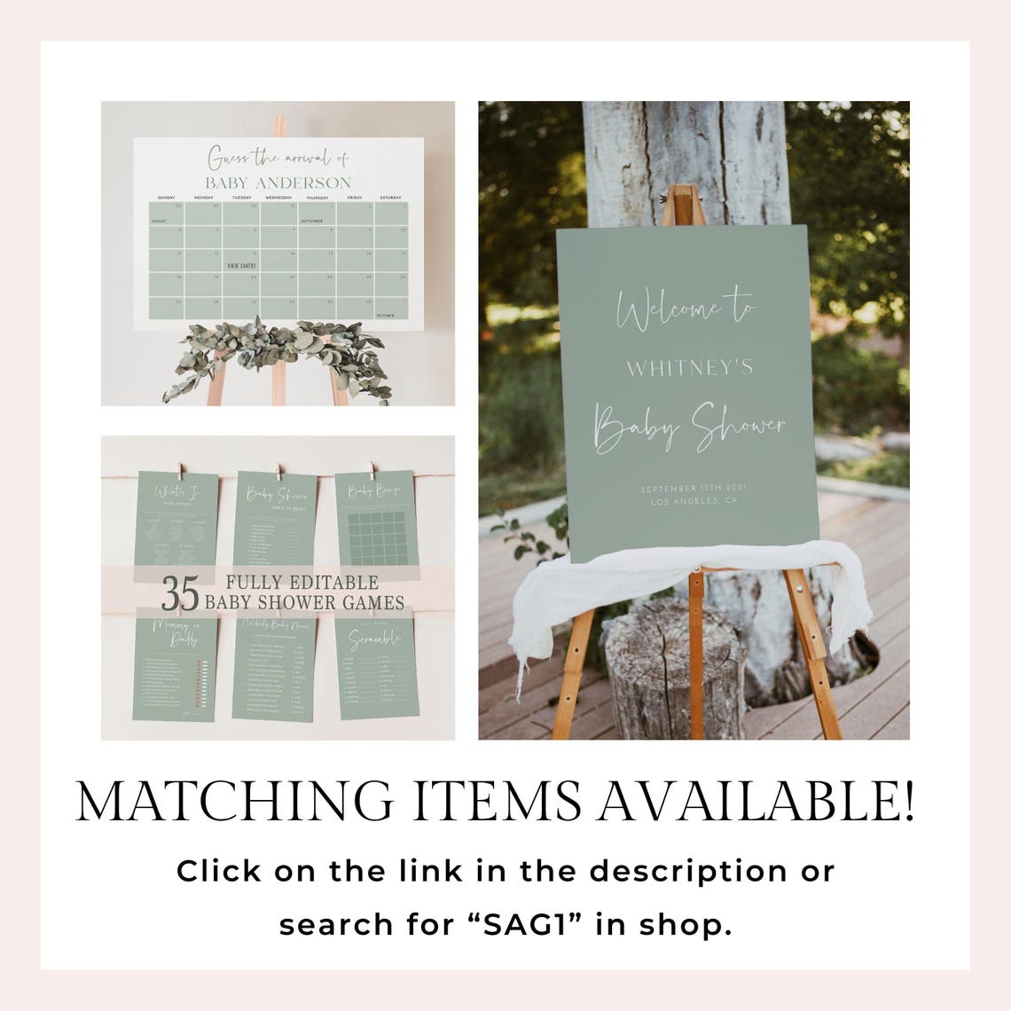 Sage Label Sage Green Water Bottle Label Template, Editable Water Bottle Labels ...