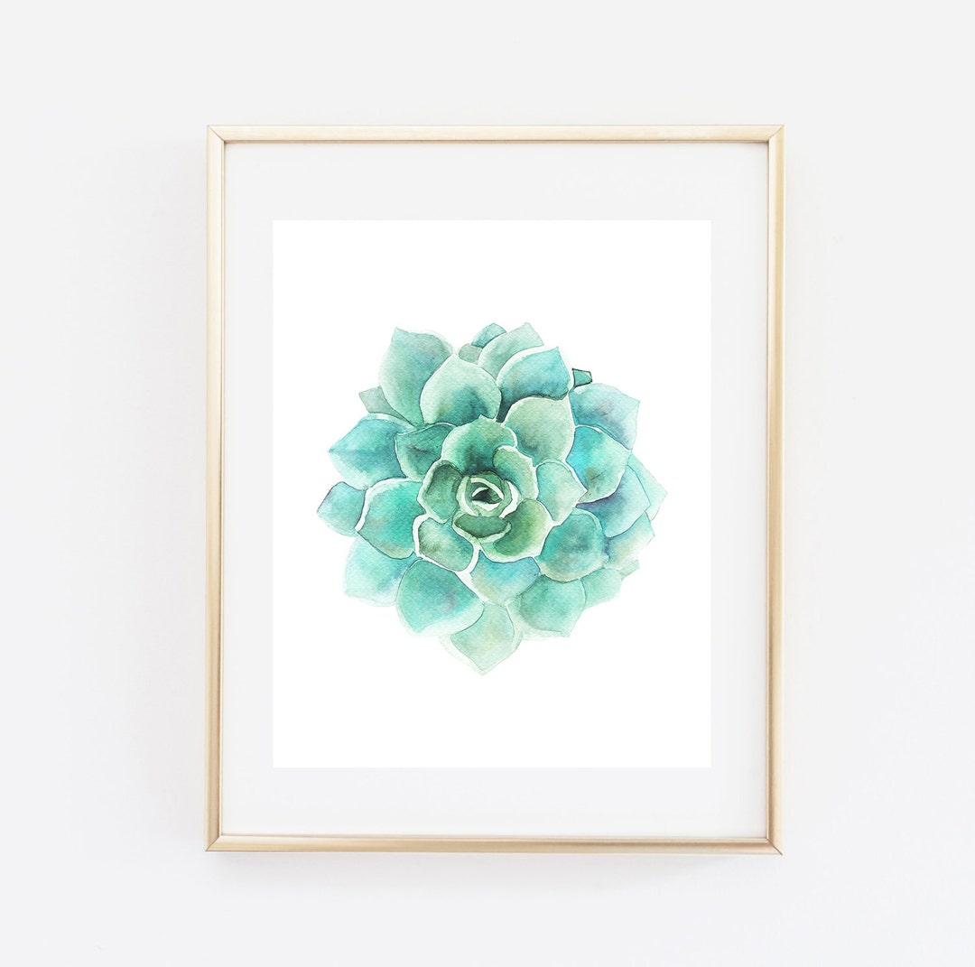 Succulent Printable Succulent Wall Art Botanical Art - Etsy