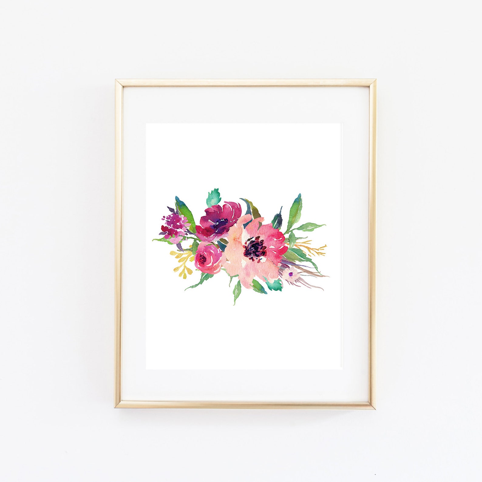 Floral Printable Floral Wall Art 8x10 Nature Art - Etsy