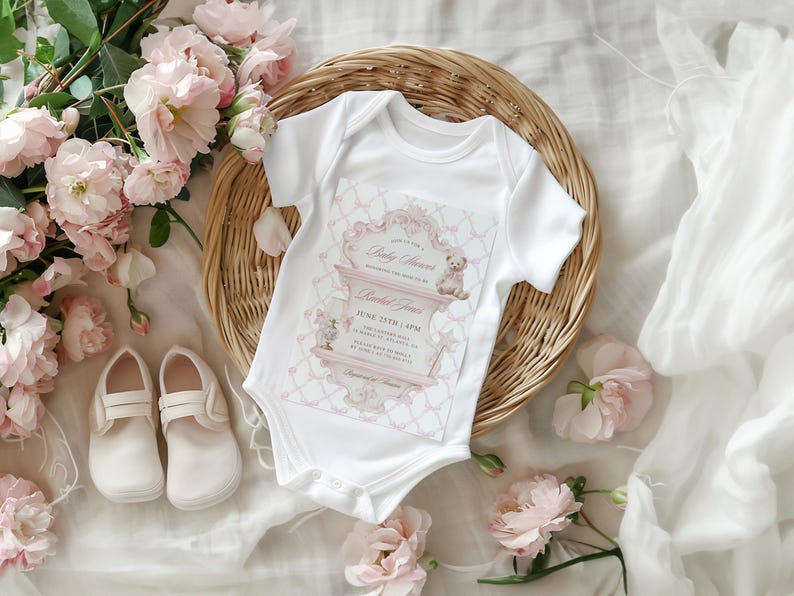 PICKMOTION Baby Shower - Set 2 Biglietti Auguri Con Busta - Design Ispirato A Instagram, Illustrazioni Fatte A Mano - Progettati A Berlino - 2