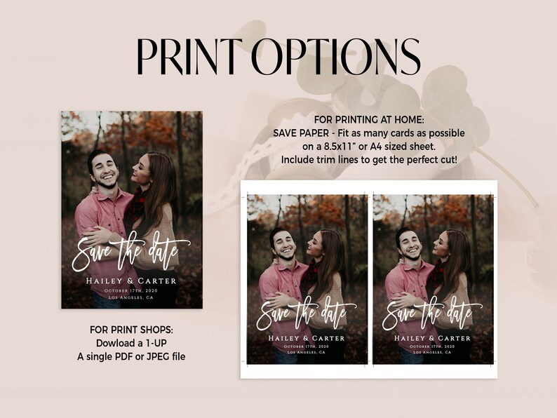 Save The Date Photo Template Custom Save The Date Template Wedding Save The Date Printable Invite Picture Save The Date Editable Template image 5