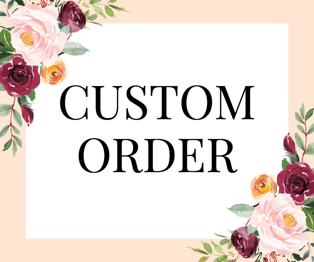 *** RESERVED CUSTOM ORDER FOR HK *** RESERVED // Custom Listing - Etsy main image 4