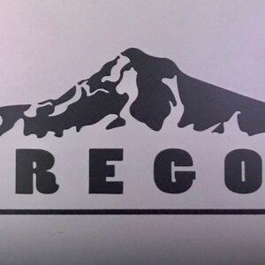 Vinyl Sticker OREGON