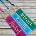 Personalized Gold Flake Resin Bookmark/Handmade Name Bookmark 