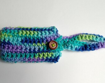 crochet luggage identifier pattern
