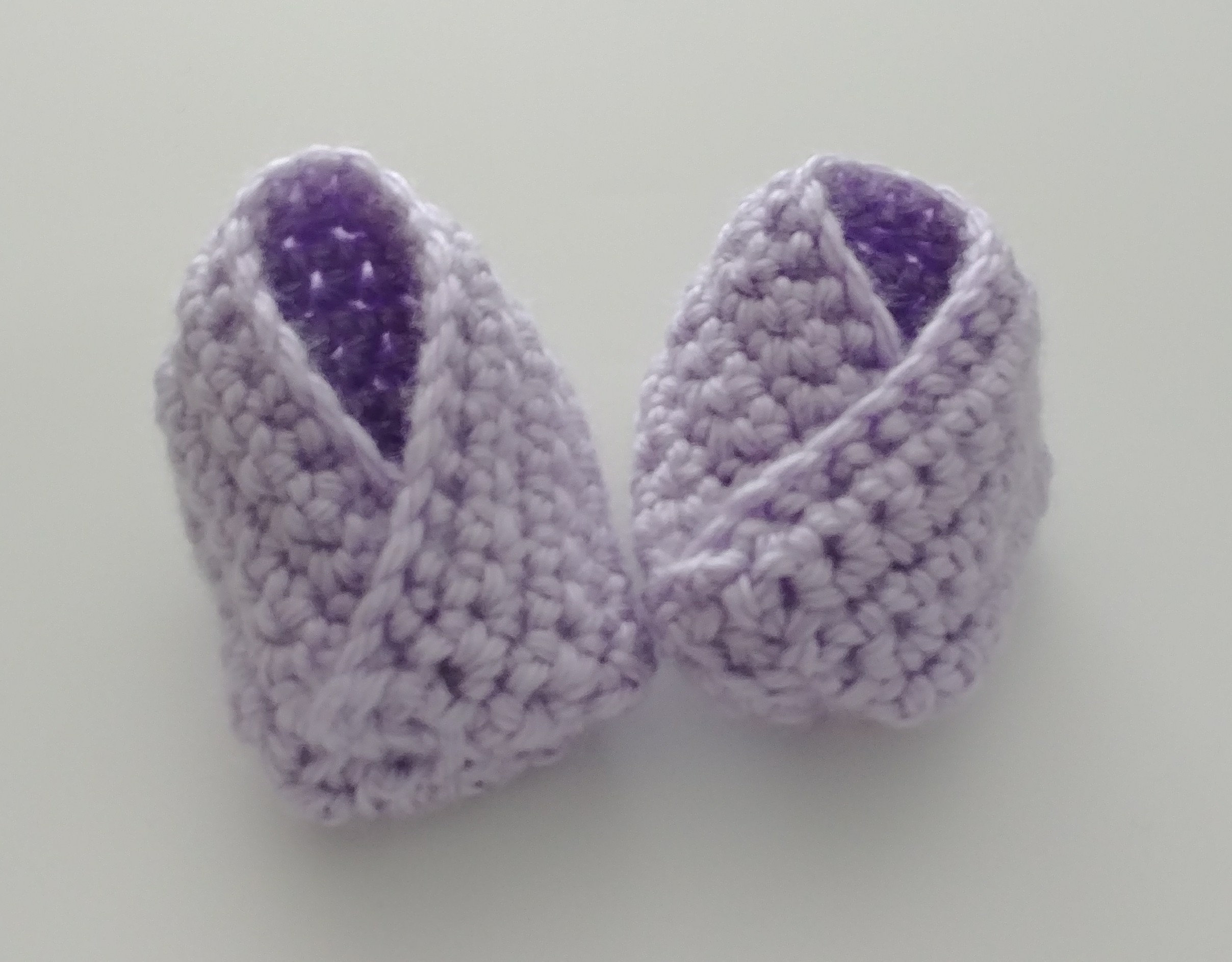 crossover baby booties