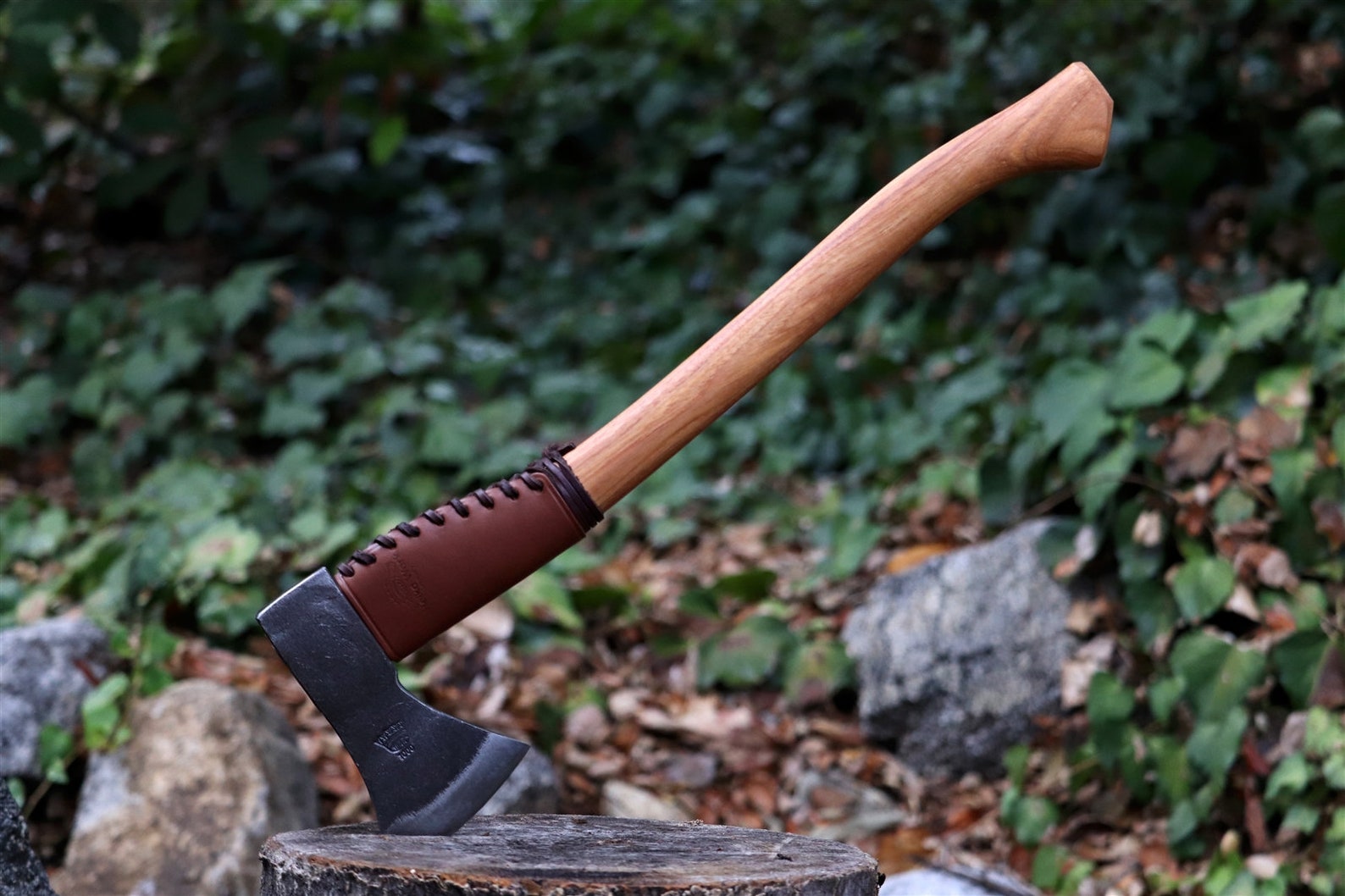 Leather Handle Guard Axe Collar Etsy