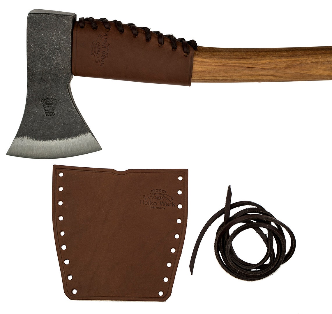 Leather Handle Guard Axe Collar Etsy