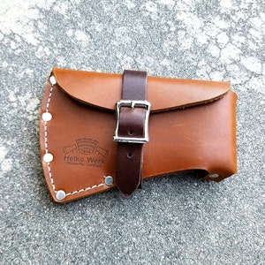 Full Cover Leather Camping Hatchet Sheath