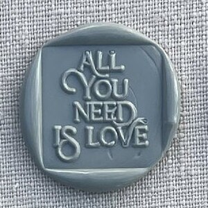 Todo lo que necesita es Love Wax Seal Stickers para sobres de invitación de boda / Sellos de cartas / Sellos de sobres de invitación / Sello de cera autoadhesivo