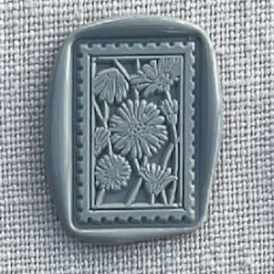 Selo de cera de selo postal para envelope de convite de casamento | Selos de carta | Selos de envelope de convite de casamento | Selos de cera de flor