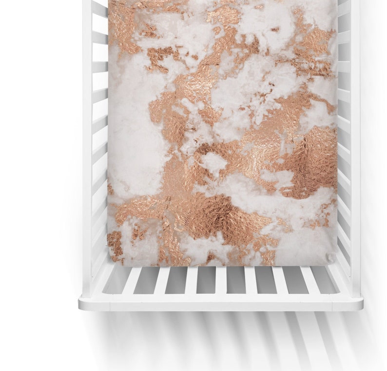 marble crib sheet