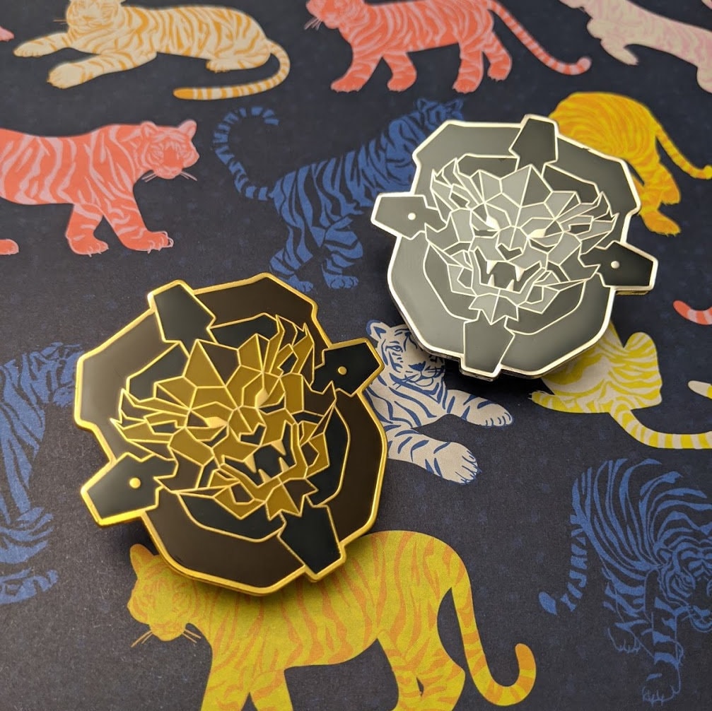 Overwatch Reinhardt / Brigitte Pin