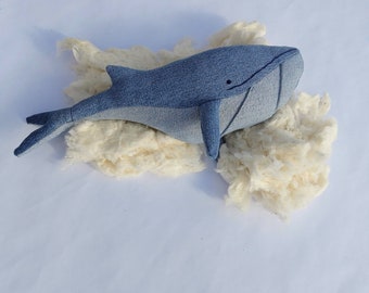Organic Cotton Stuffed Nautical Sea Creatures |  Dolphin, Whale, Shark