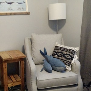 Stuffed Denim Whale image 7