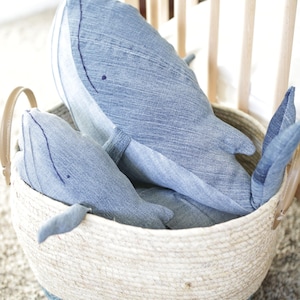 Stuffed Denim Whale image 6