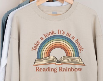 Reading Rainbow Book SVG PNG Digital Download Vinyl Cut File