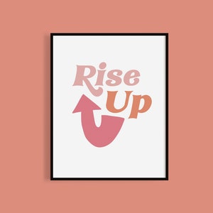 Rise Up Hamilton Digital Art Print