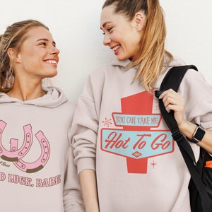 charlie southern x emma katherine art: lucky you horseshoe sweatshirt