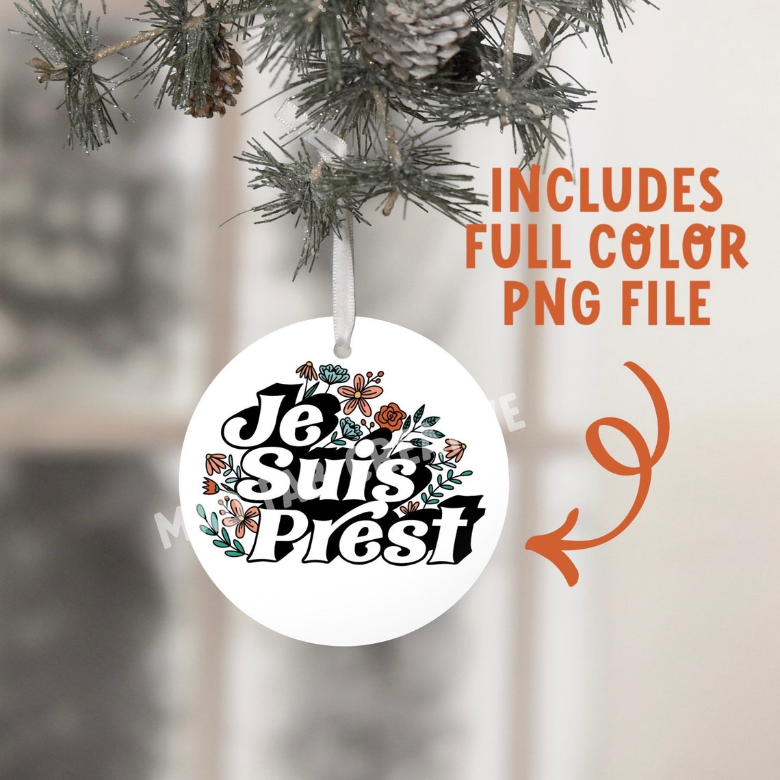 Je Suis Prest SVG PNG Digital Download Vinyl Cut File