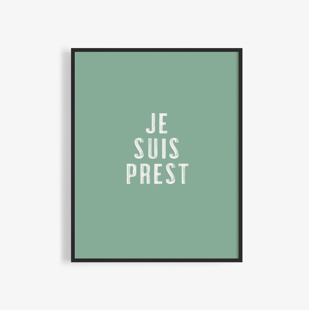 Je Suis Prest Outlander Inspired Digital Art Print - Etsy