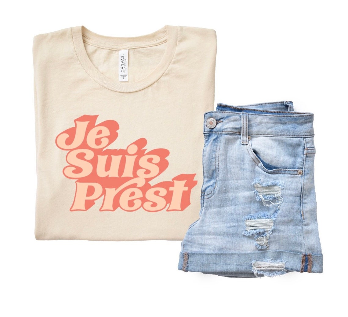 Je Suis Prest SVG PNG Digital Download Vinyl Cut File