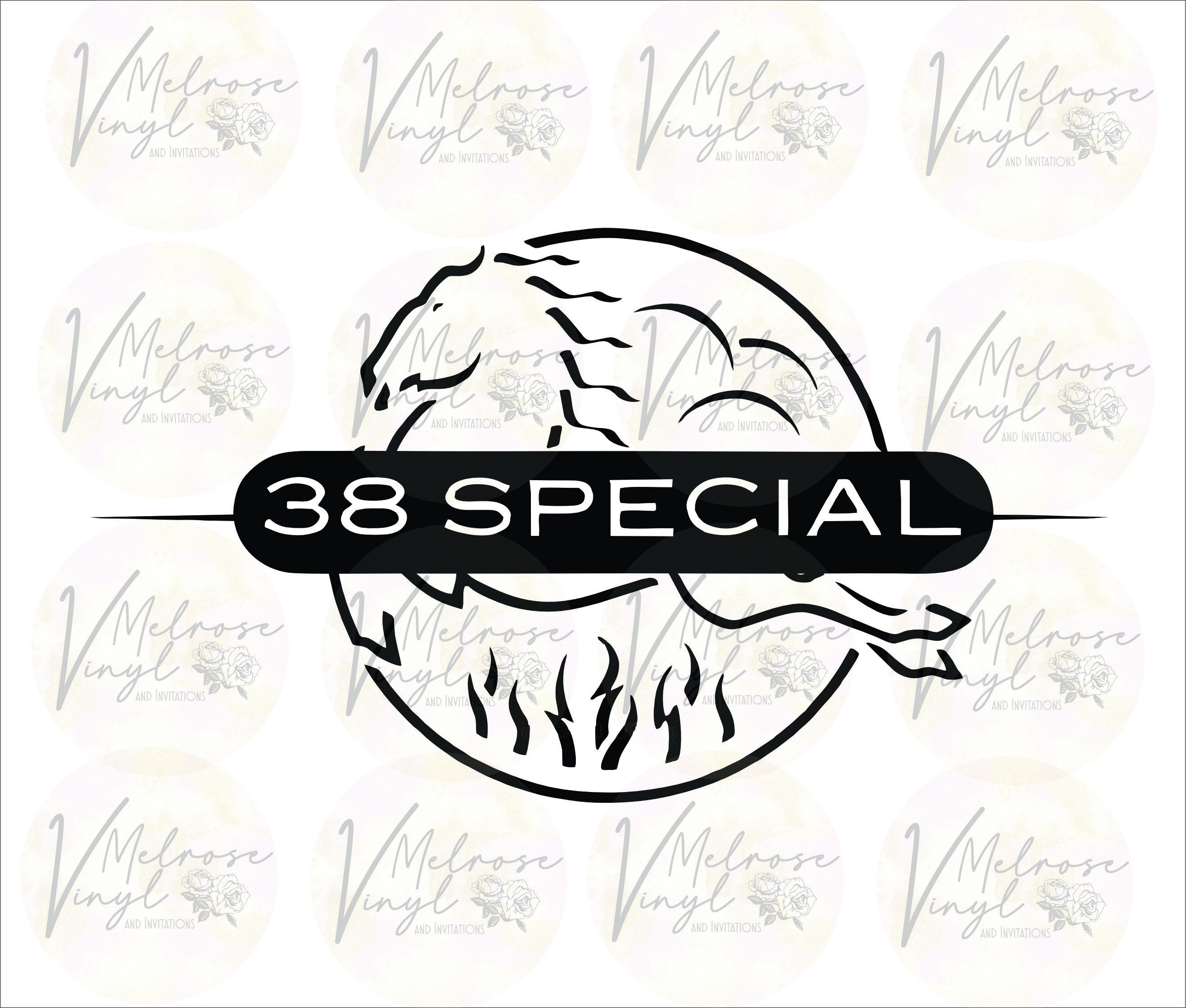38 Special Band Logo - Vinyl Decal Sticker - Rock & Roll - Southern Rock - Various Colors and Sizes