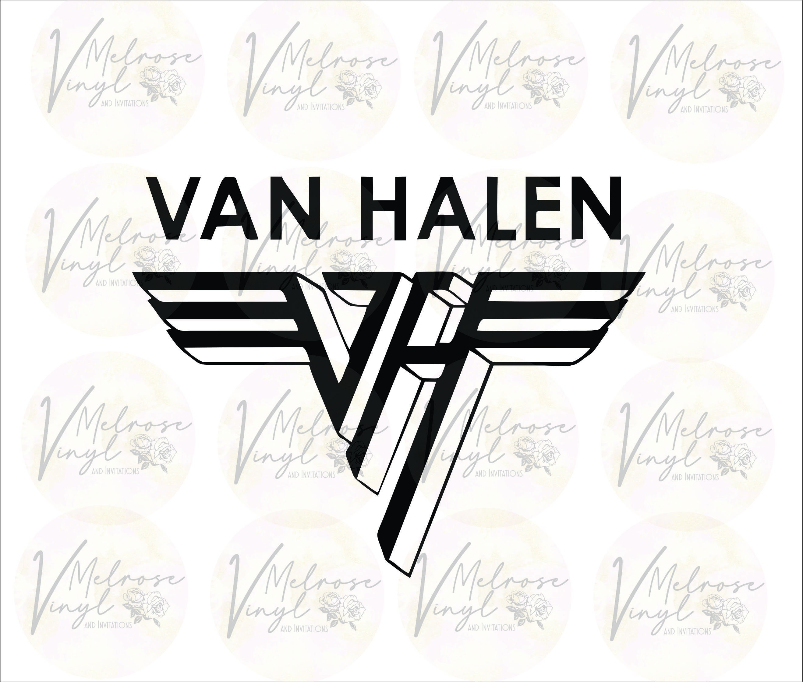 Van Halen Logo Svg - Etsy