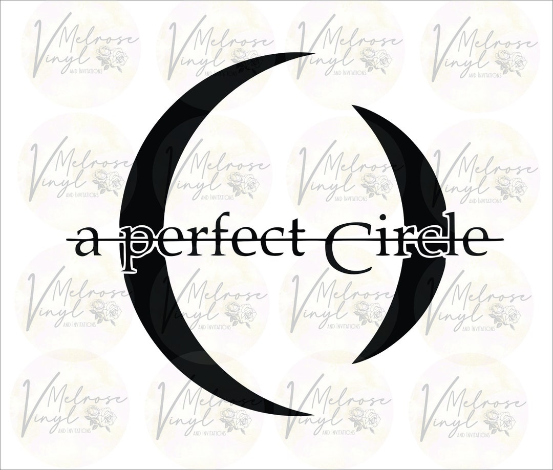 A Perfect Circle Band Logo Vinyl Decal Sticker Hard Rock Various Colors