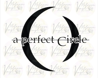 A Perfect Circle Band Logo - Vinyl Decal Sticker - Hard Rock - Various Colors and Sizes