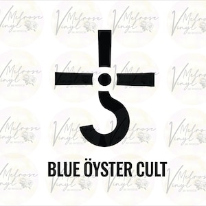 Blue Oyster Cult Band Logo - Vinyl Decal Sticker - Rock - Various Colors and Sizes