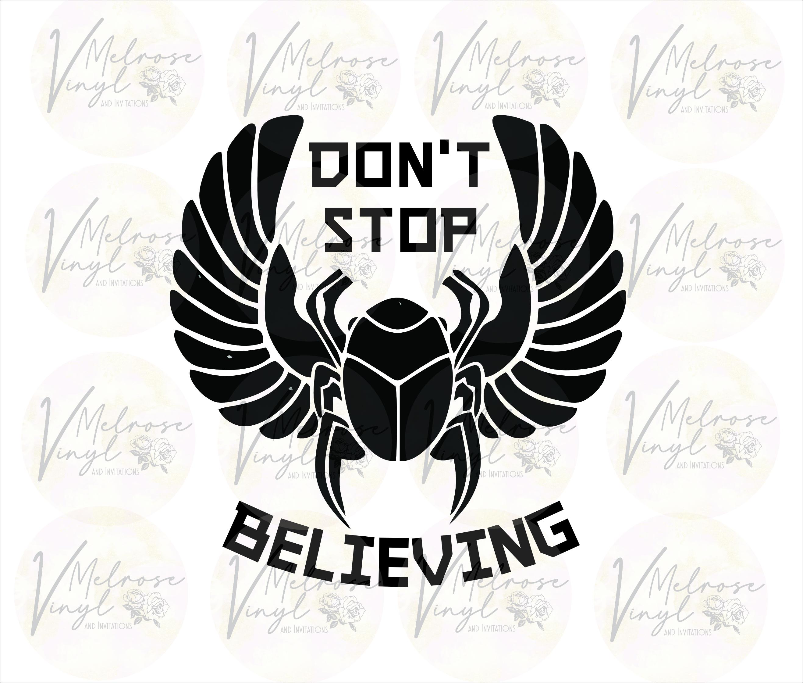 Don't Stop Believing - Journey - Vinyl Decal Sticker