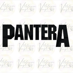 Pantera - Vinyl Decal Sticker - Rock & Roll - Hard Rock - Various Colors and Sizes