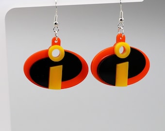 Pendientes inspirados en Los Increíbles de Pixar