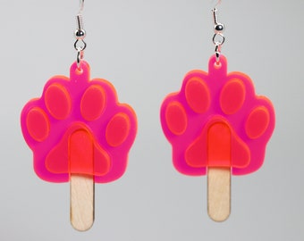 Pendientes Pawpsicles inspirados en Zootopia de Disney