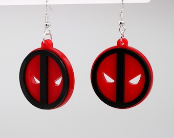 Pendientes de Deadpool de Marvel