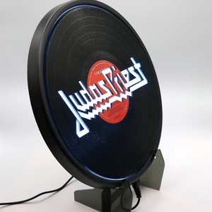 Judas Priest - LP Vinyl LED Art - The Rock Series
