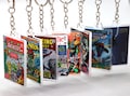 Comic Book Cover Replica Keychains