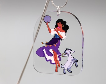 Collar de Esmeralda inspirado en El Jorobado de Notre Dame de Disney