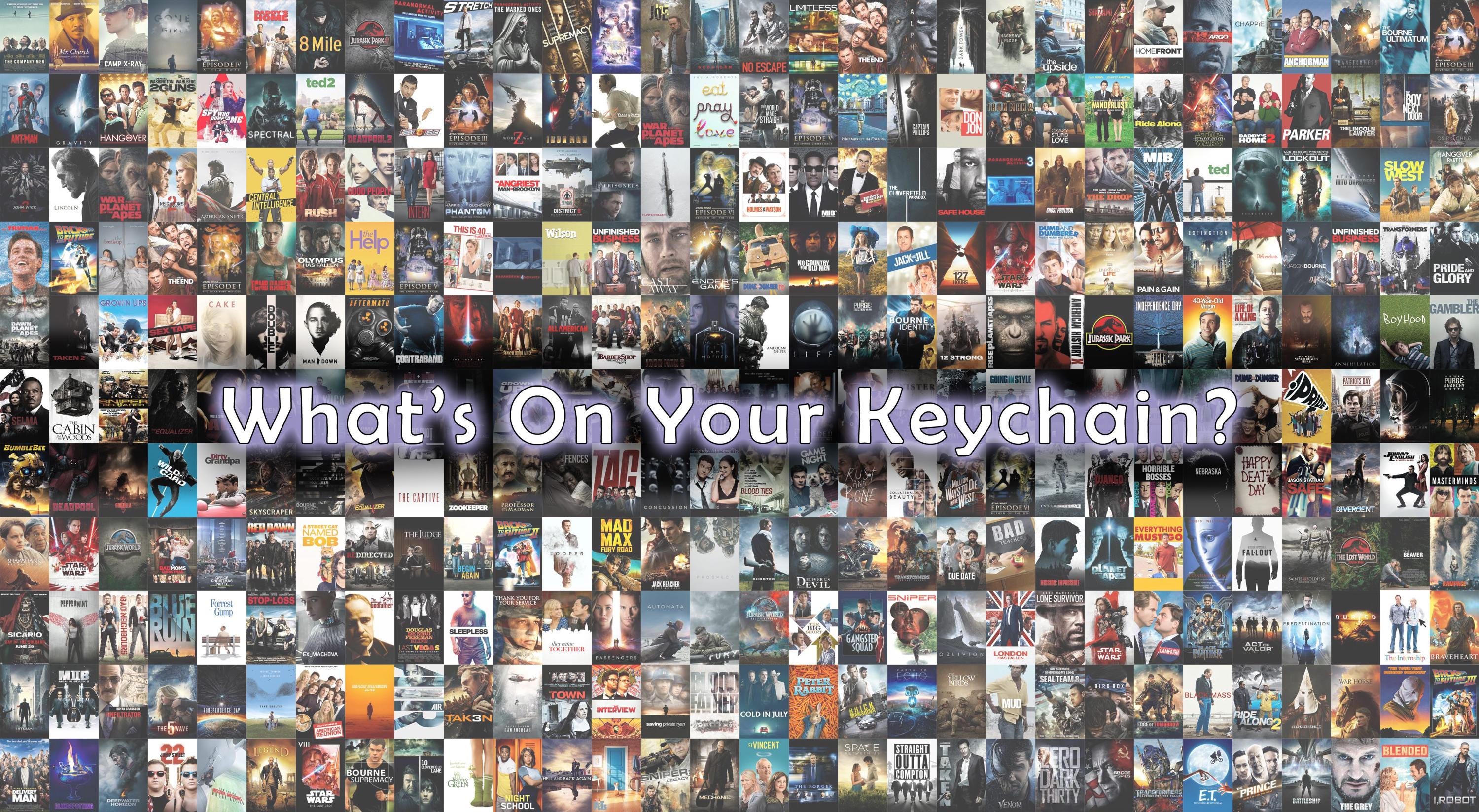 Movie Poster Replica Keychains - Etsy