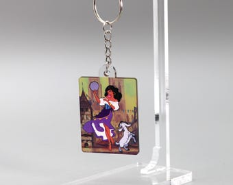 Llavero de Esmeralda inspirado en El Jorobado de Notre Dame de Disney