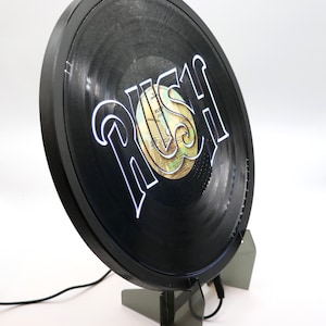 Rush - LP Vinyl LED Art - The Rock Series