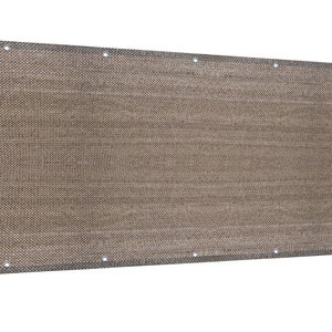 Écran de confidentialité élégant de 45 po de haut, taille personnalisée, terrasse de jardin, patio, balcon, clôture, piscine, garde-corps - Noyer