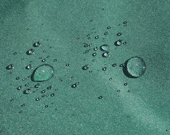 Toldo de sombra tejido impermeable con forma de triángulo rectángulo personalizado, con protección UV - Verde bosque - 4x4x5.7 pies