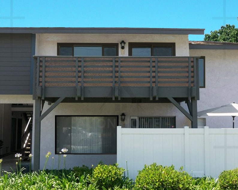 3ft Tall  Custom Sized Elegant Privacy Screen  Backyard image 2