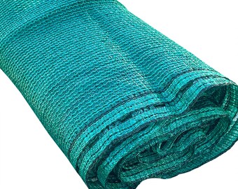 Custom 35% Sun Block Shade Cloth – Green HDPE Mesh for Greenhouse, Plant Protection & Garden Shade
