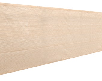 Custom Sized Privacy Screen Hems Only (No Grommets) - Banha Beige