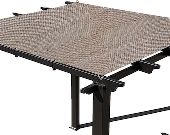 Custom Sized Walnut Shade Sail: Heavy Duty Patio Cover