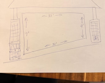 Toldo de sombra de nogal con forma trapezoidal personalizada y borde recto: Cubierta de patio de alta resistencia